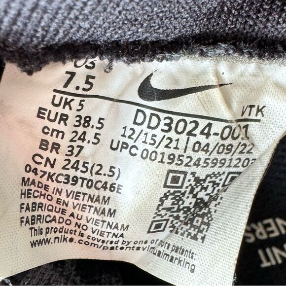 Nike React Infinity Run Flyknit 3 Black & White Running Shoes Sneakers. - Picture 8 of 8